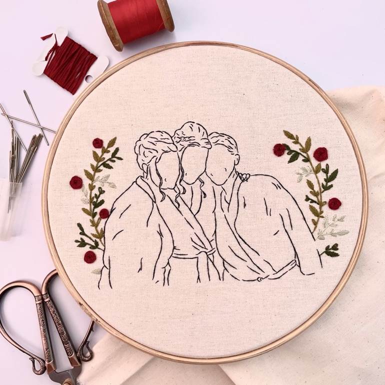 Artesanato com bordado livre: riscos modernos para baixar