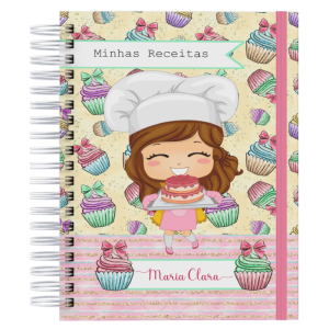 Passo a Passo: Caderno de Receitas com Forração em Tecido