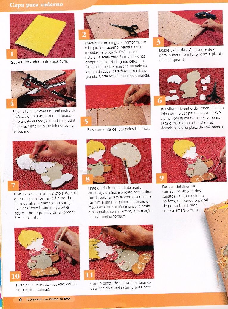 Decoração com Biscuit em Cadernos: Ideias Criativas e Tutoriais