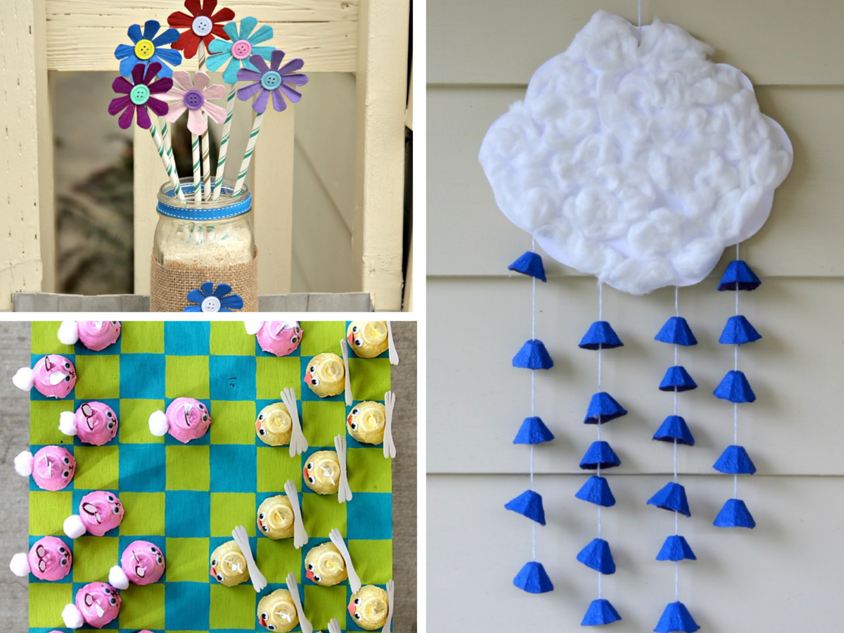 atividades criativas com embalagem de ovos