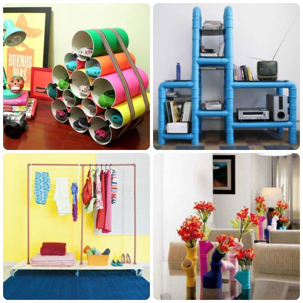 10 Projetos de Móveis de PVC Baratos e Fáceis para Sua Casa