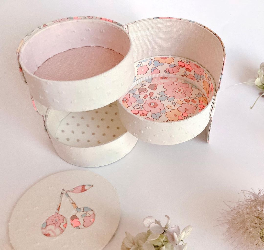 Artesanato com cartonagem: porta-joias de luxo