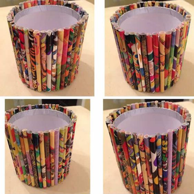 Como Criar Fundos Texturizados com Revistas