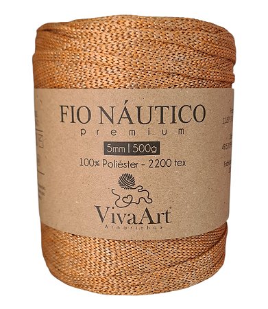 Artesanato com cordão de seda e nós náuticos