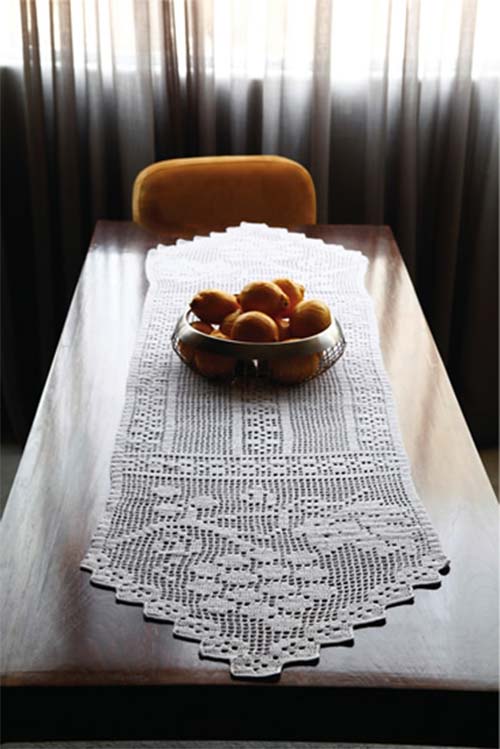 Passo a Passo: Como Ler Gráficos de Crochê Filé para Caminhos de Mesa