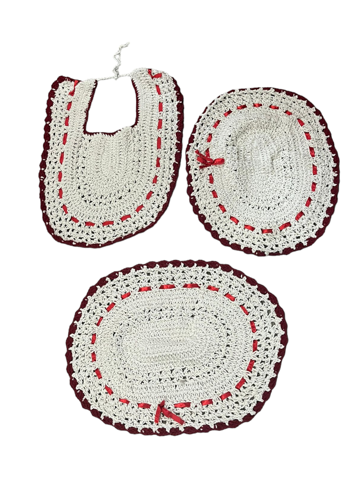 kit banheiro em crochê artesanal