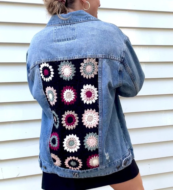 ideias de customização de jaqueta jeans passo a passo