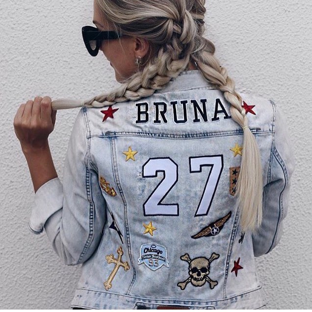 ideias de customização de jaqueta jeans passo a passo