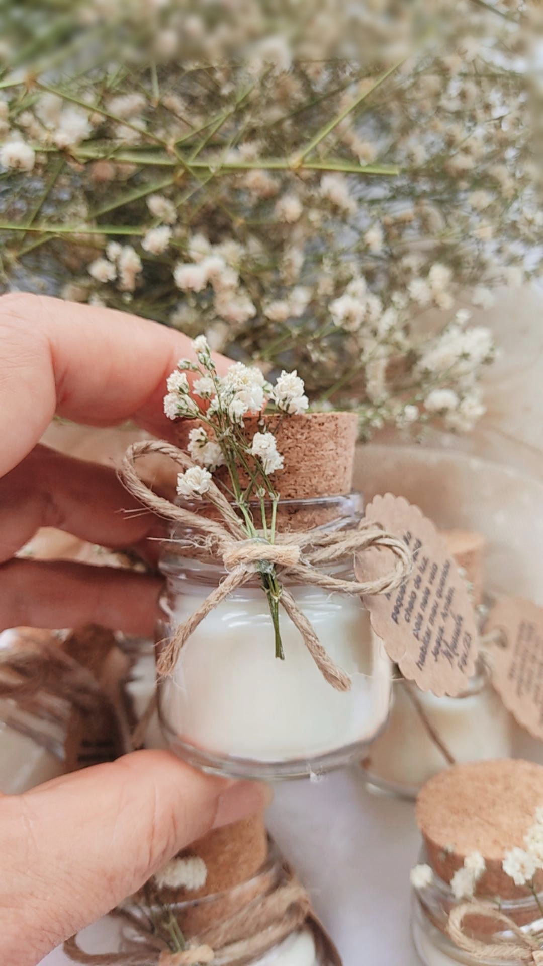 Artesanato com decoração de velas para casamentos