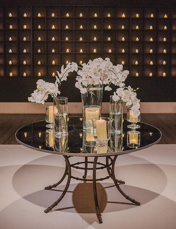 Artesanato com decoração de velas para casamentos