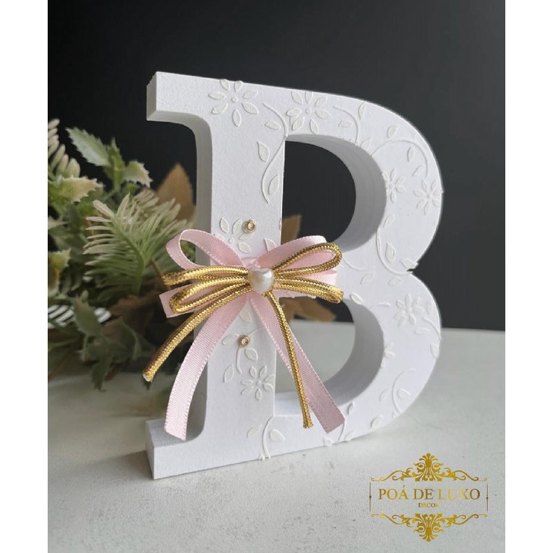 como decorar letras de mdf