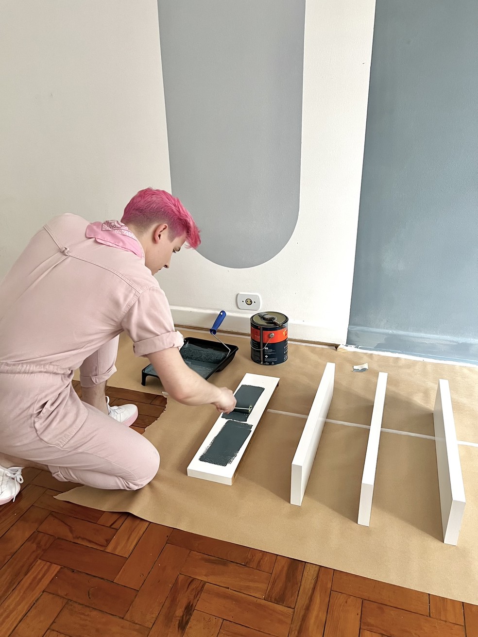 acabamento liso em mdf pintado