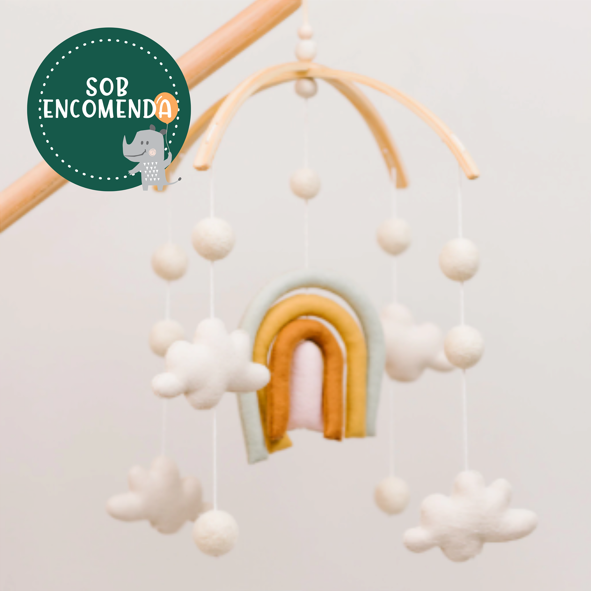 como fazer móbile de feltro para berço passo a passo