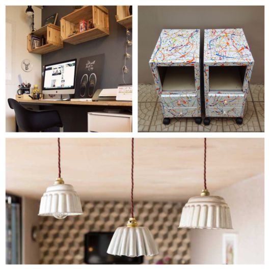 Artesanato com papelão estruturado para móveis infantis