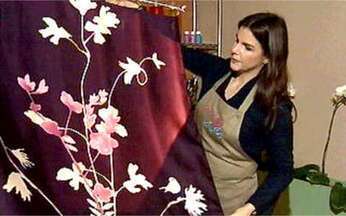 Artesanato com pintura em seda passo a passo