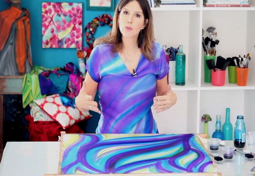técnicas de pintura em seda para iniciantes