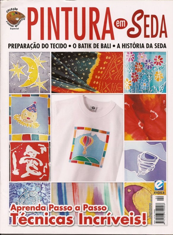 Artesanato com pintura em seda passo a passo