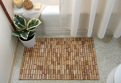 Limpeza e preparação de rolhas para artesanato