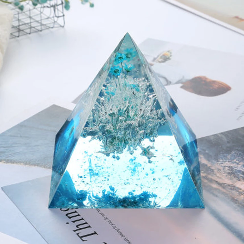 orgonite com resina poliéster cristal passo a passo