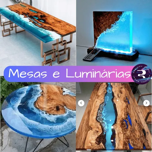 tábua de corte madeira e resina passo a passo