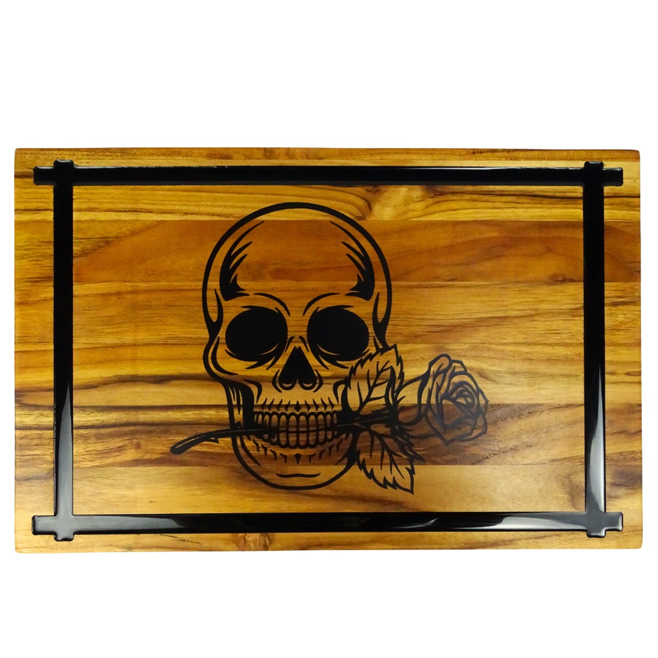 Artesanato com resina e madeira para tábuas de carne