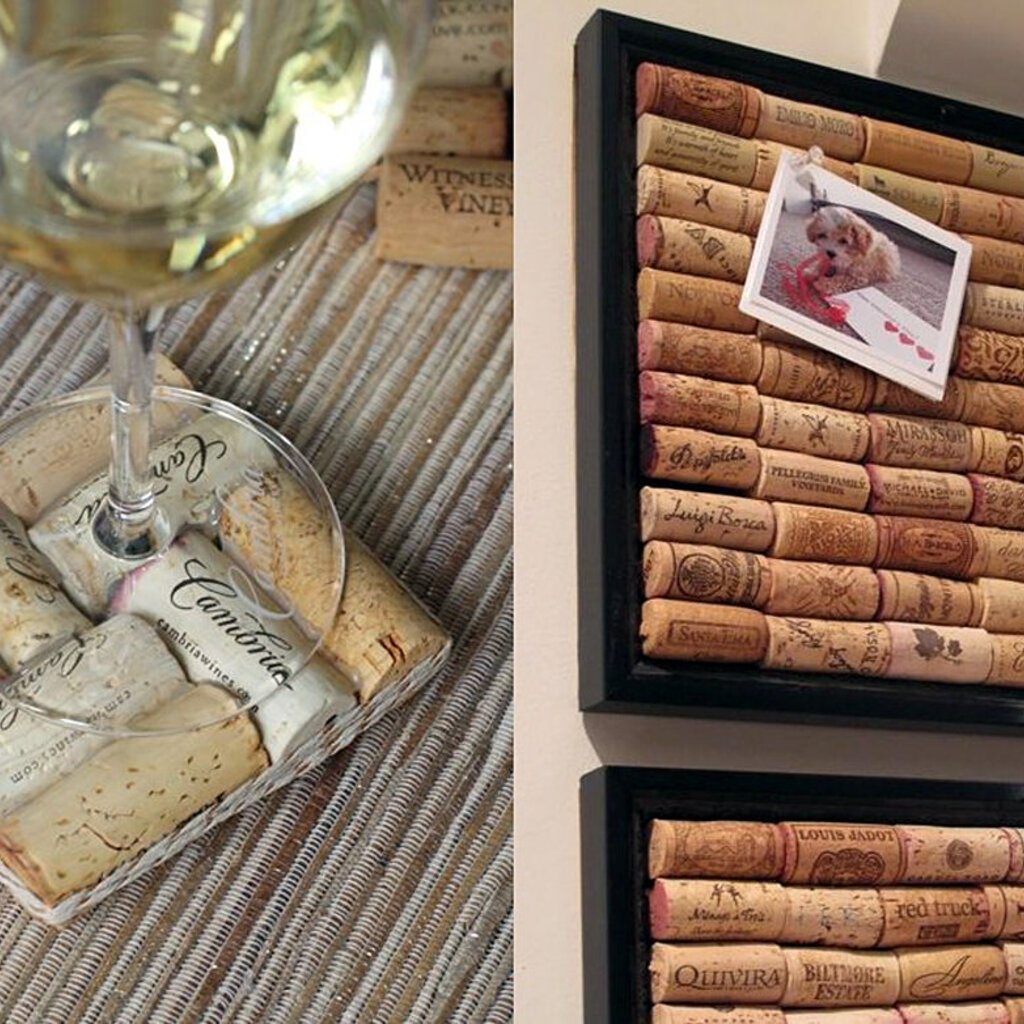 tutorial descanso de panela com rolhas de vinho