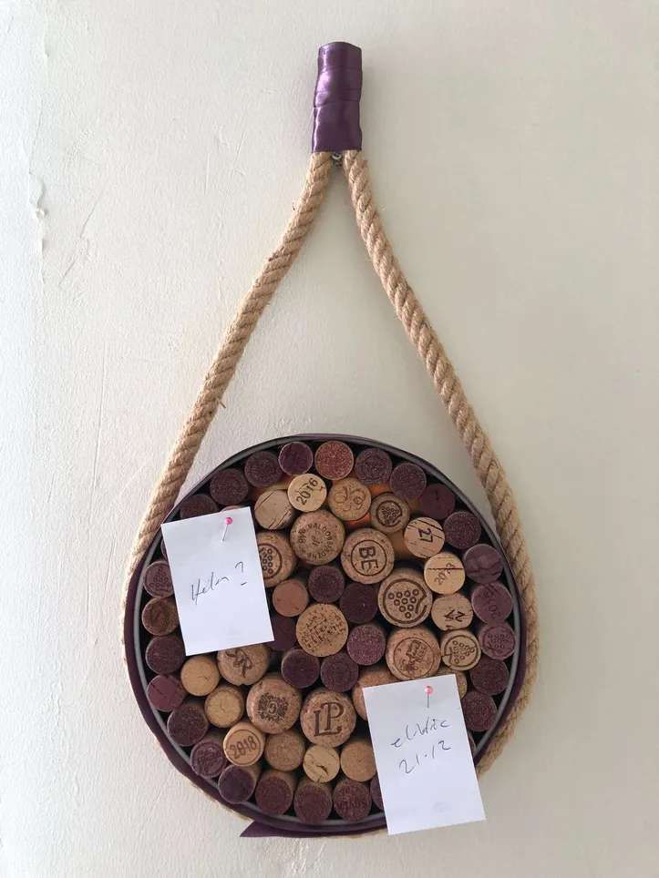 reutilizar rolhas de vinho artesanato