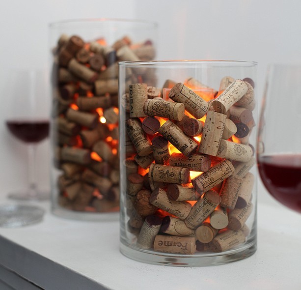 como fazer quadro porta rolhas com vidro