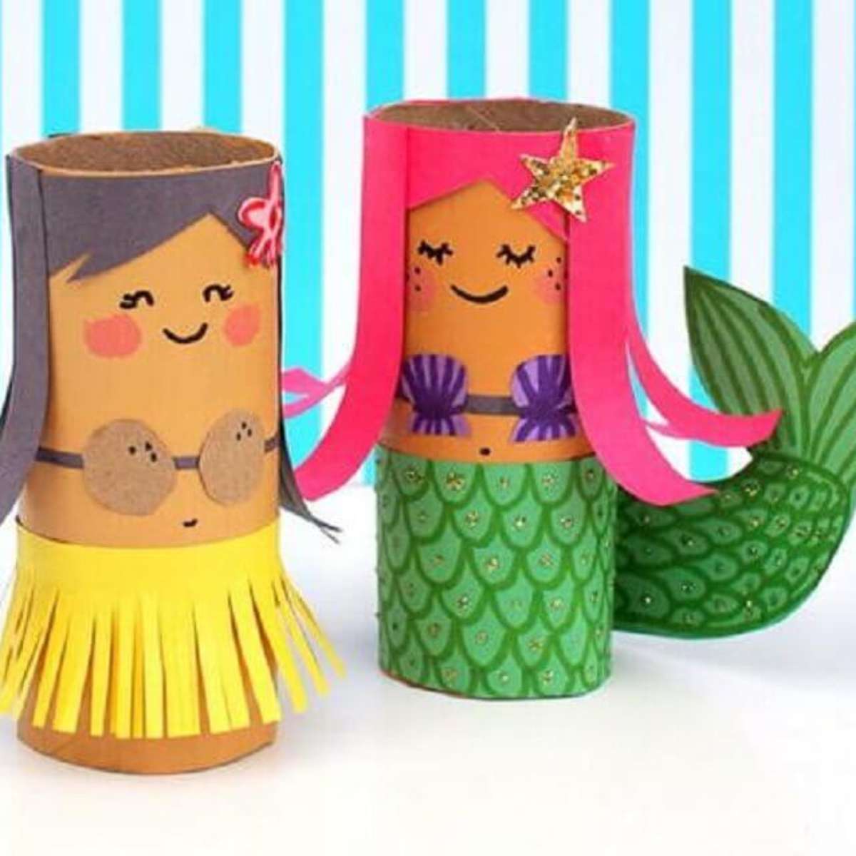 Artesanato com rolo de papel higiênico: ideias infantis