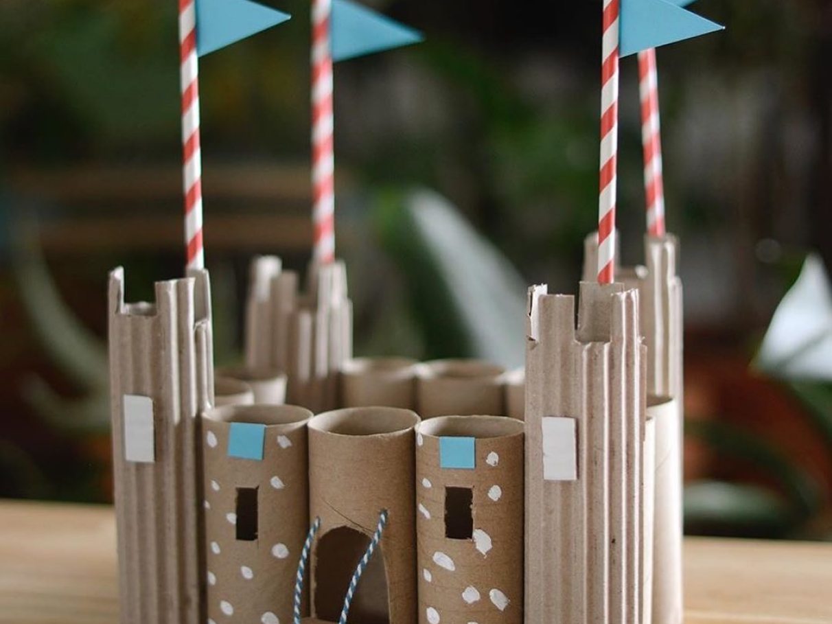 artesanato com rolo de papel higiênico