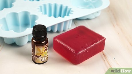 Artesanato com sabonete de glicerina transparente