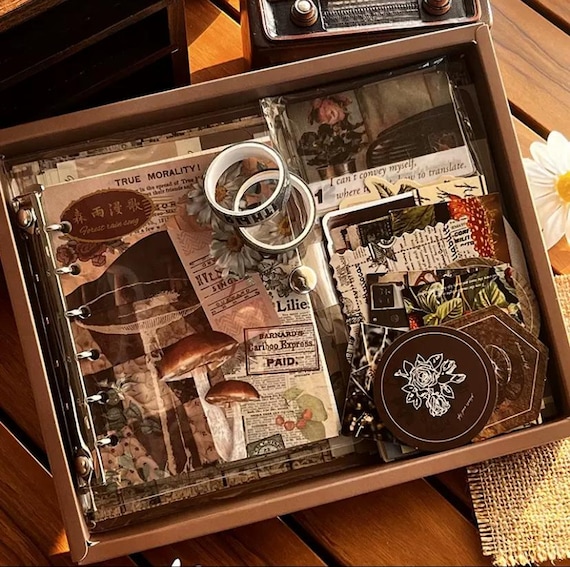 técnicas de scrapbook em caixas