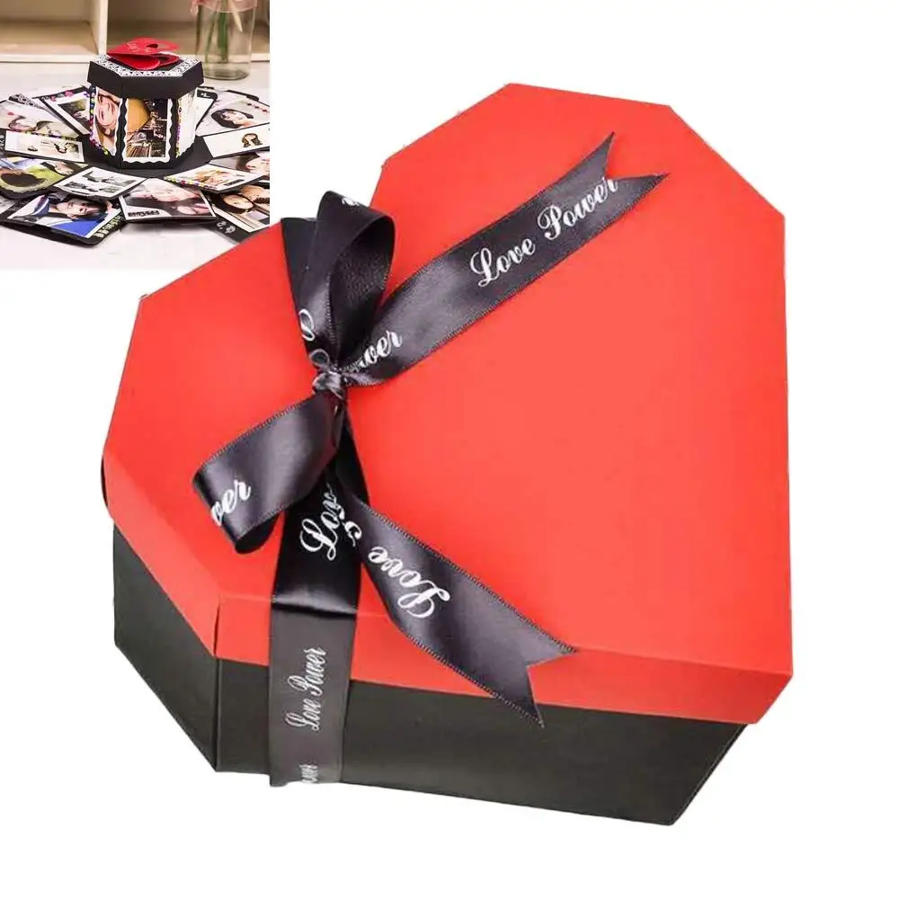 Artesanato com scrapbook em caixas de presente