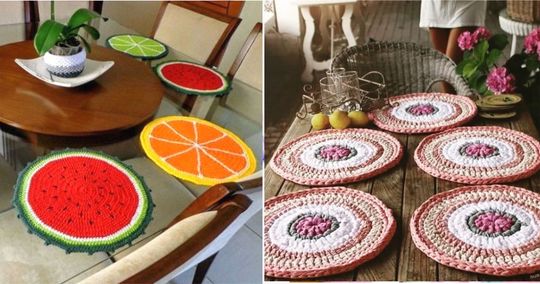 DIY tapete de crochê seguro para cozinha