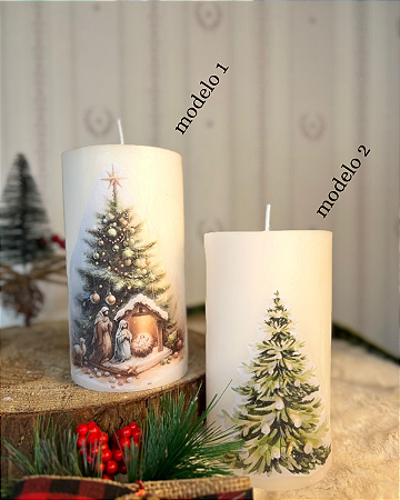 técnica de decoupage para velas artesanais