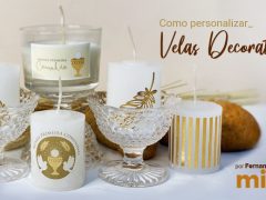 decorar velas com guardanapo passo a passo