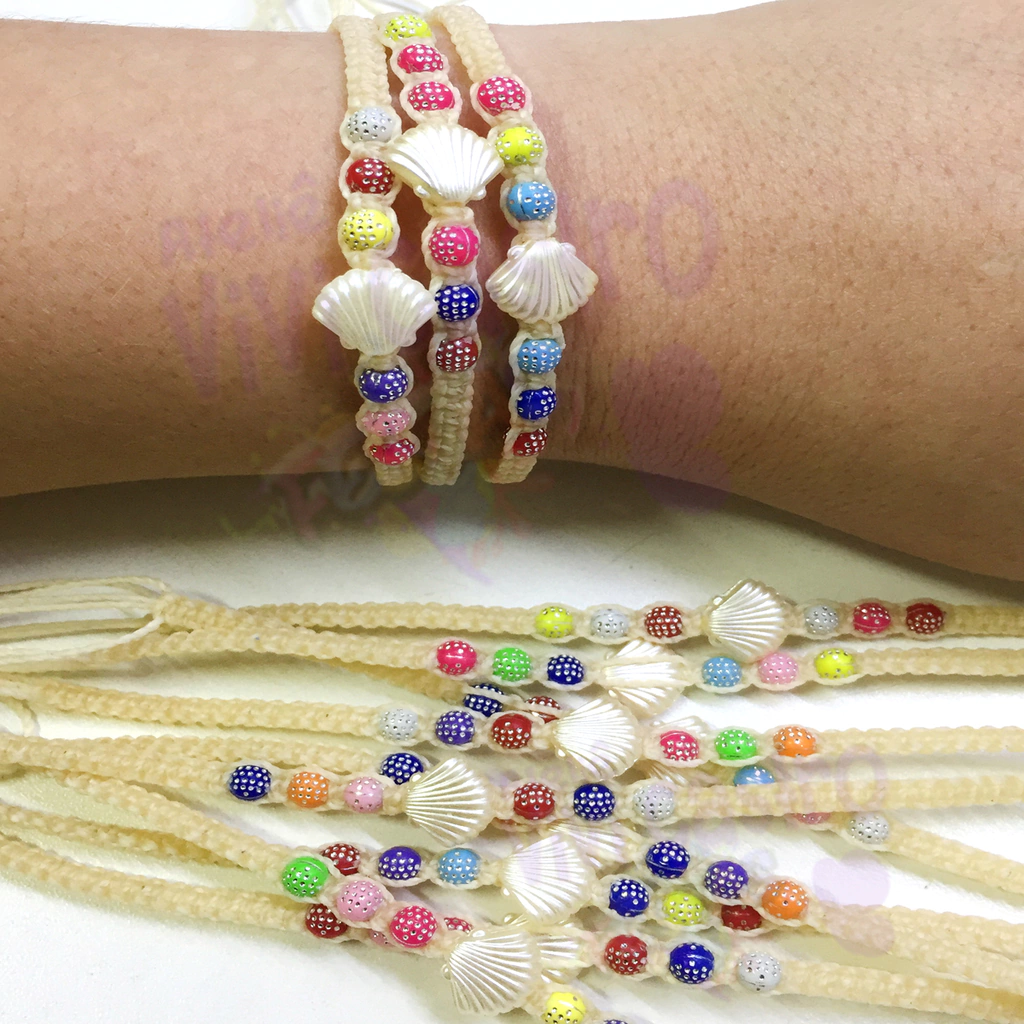 Artesanato com tornozeleiras de verão artesanais