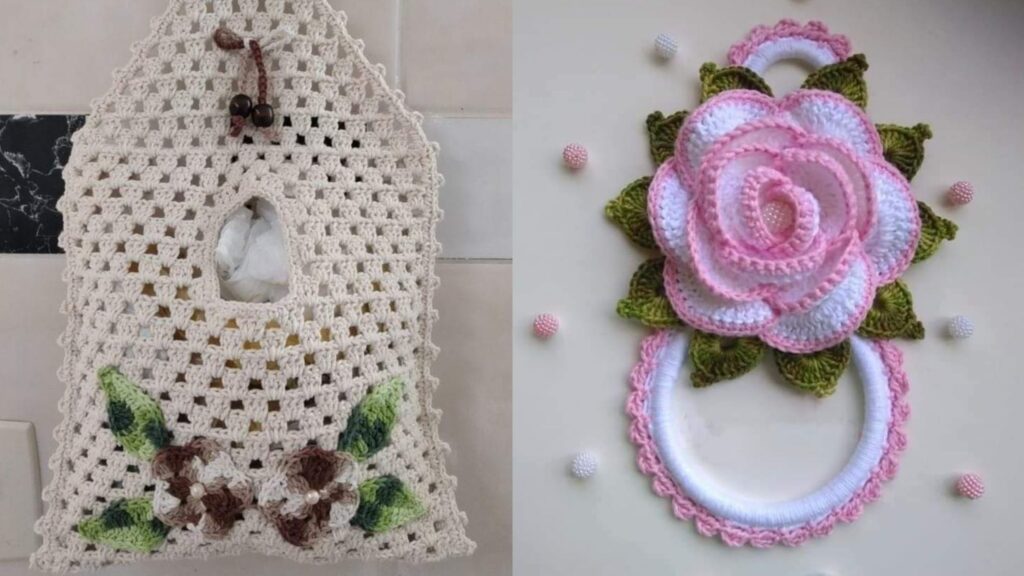 artesanato em croche cozinha