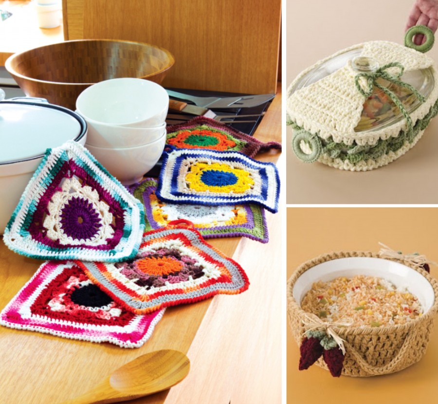 artesanato em croche cozinha