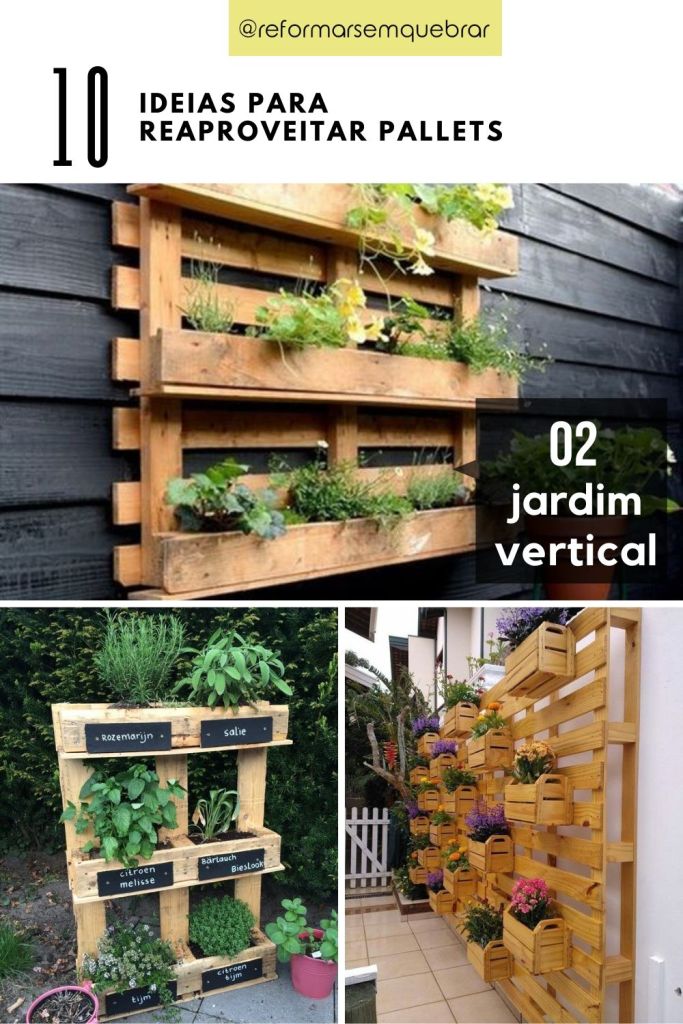 ideias de decoração com paletes usados