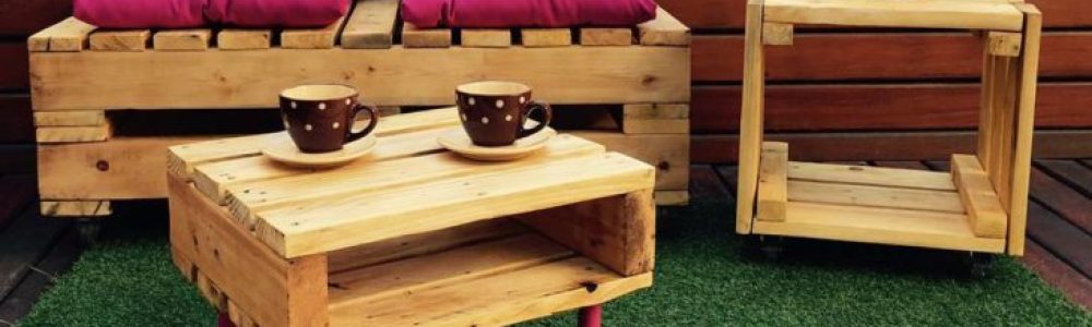 ideias de decoração com paletes usados