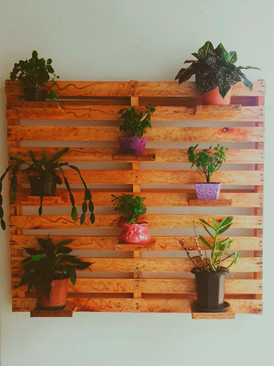 ideias de decoração com paletes usados