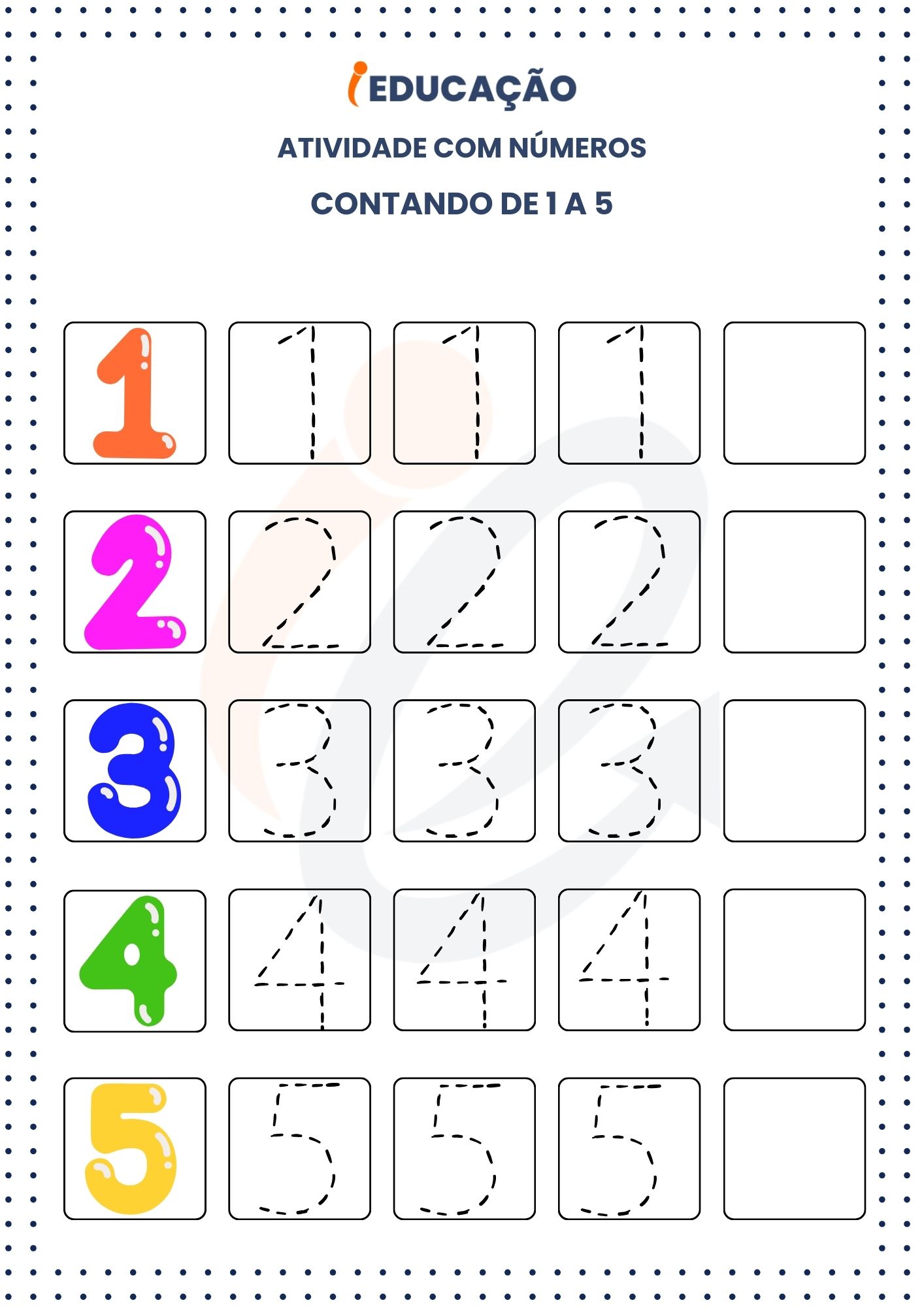 atividades com números e quantidades