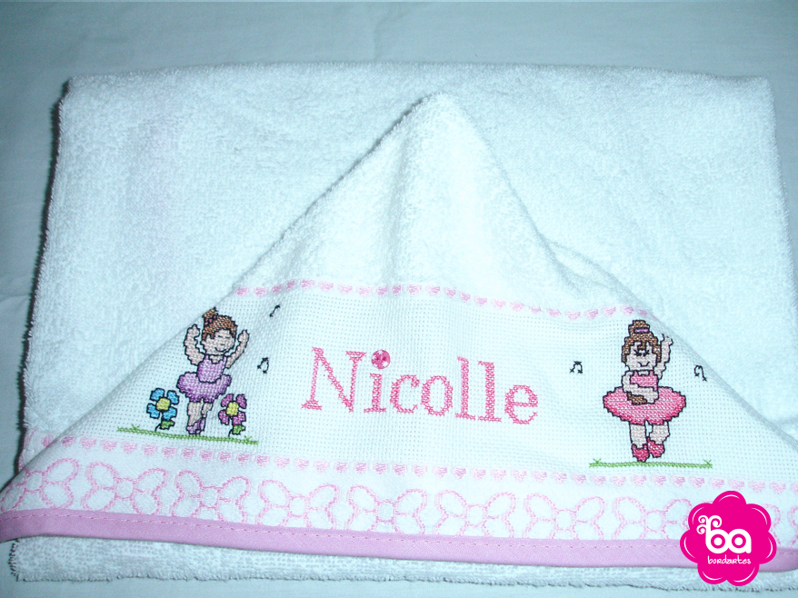 Os Melhores Gráficos de Bailarina em Ponto Cruz para Enxoval de Bebê