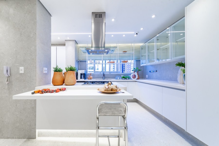 bancada de cozinha decoração