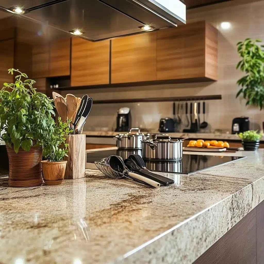 ideias criativas para decorar bancada de cozinha