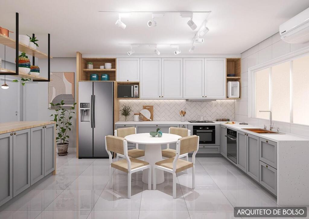 bancada de cozinha decoração