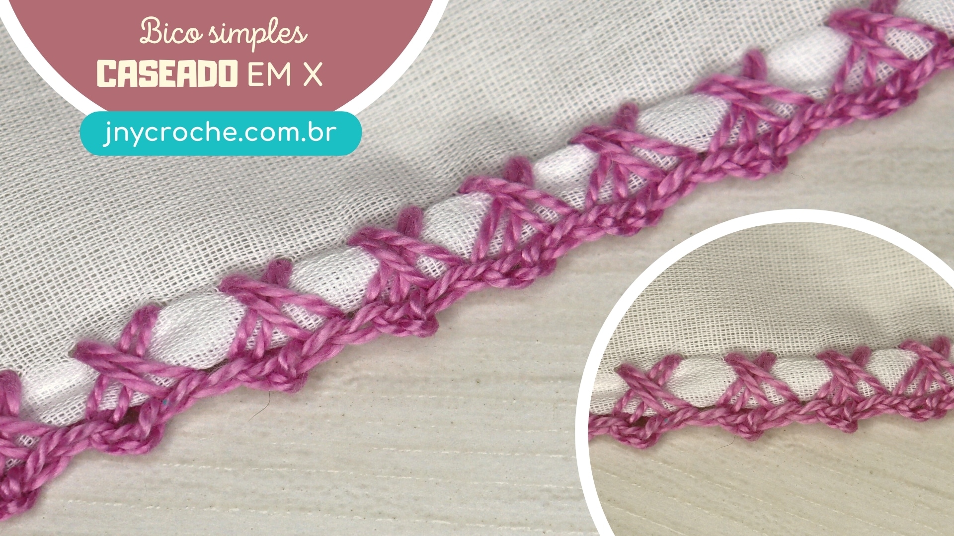 como evitar barrinhas de croche tortas ou desfiadas