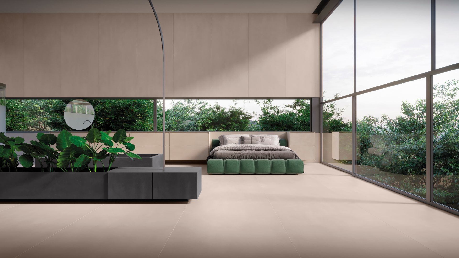 Benefícios da luz natural no quarto de hotel para o foco