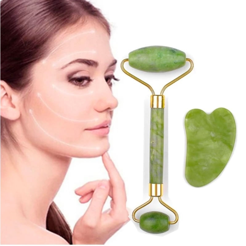 diferença entre rolo de jade e gua sha para pele